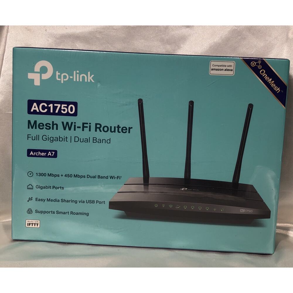 TP-Link AC1750 Smart WiFi Router Archer A7 New Sealed